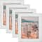 4 Pack Craig Frames Jasper Marshmallow White Picture Frame